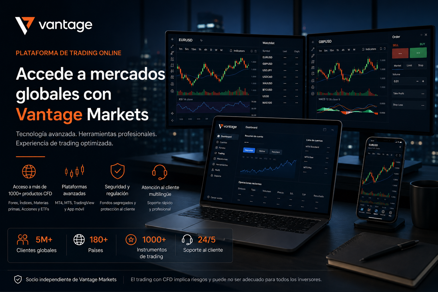 Trading Laptop Mobile